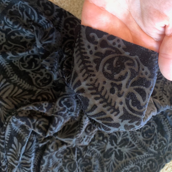 Blackmilk Burned Velvet Babydoll - Picture 3 of 5